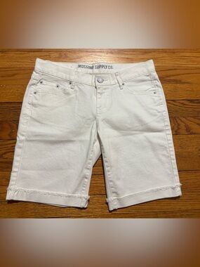 Mossimo Supply Co. White Denim Shorts
